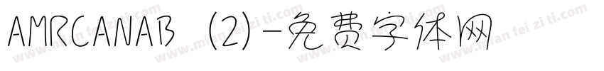 AMRCANAB (2)字体转换